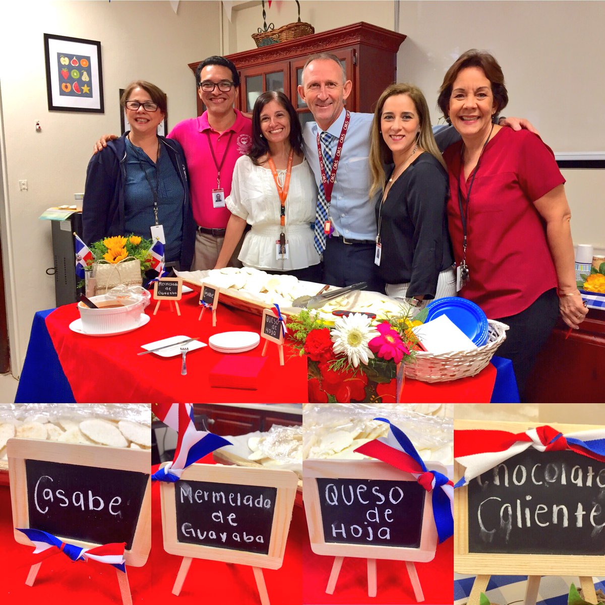 DrAnaliaDenmon's tweet photo. #DominicanMonth started with a breakfast hosted by the MS Spanish Department at @CMSSharks. #CMScommunity  #WeLoveTheDR https://t.co/lKfCc1rWgJ