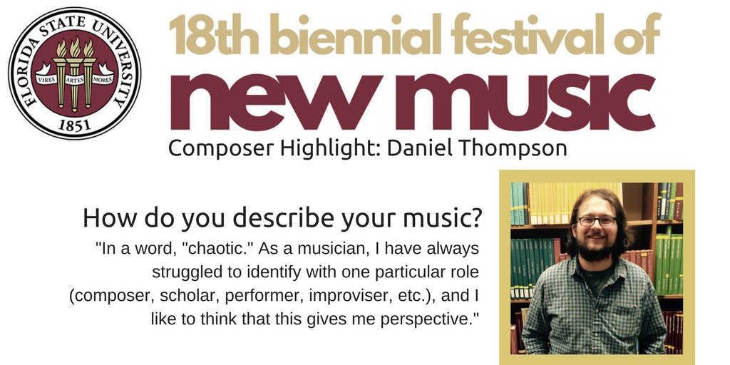 MusicFSU's tweet photo. The Festival of New Music kicks off today! All events are free- visit the official website for all information: https://t.co/KYvYl4SBJi https://t.co/saABPsJBHd