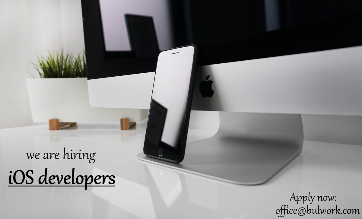 bulwork's tweet photo. #WeAreHiring #iosdev with at least 3 years of professional experience ✨
#applynow :📩office@bulwork.com 📲+359 898 774 990
#Bulwork https://t.co/f2W1iJXgXl