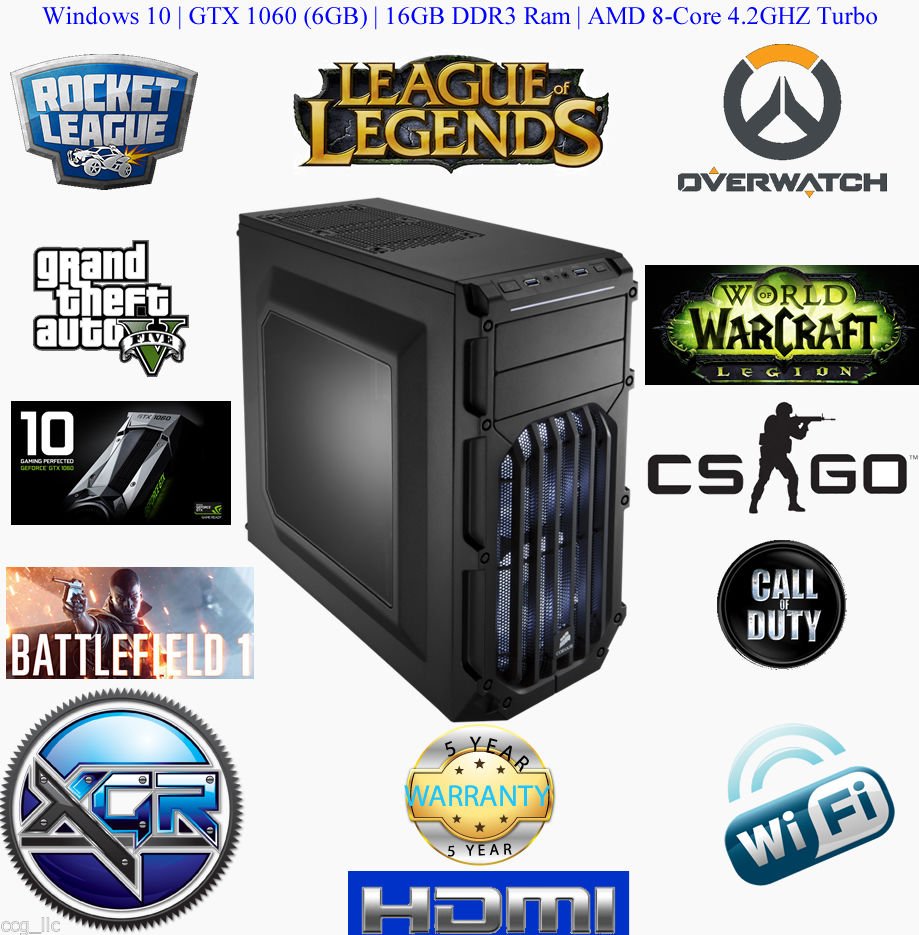 CCGMEXGR's tweet image. AMD 8-CORE Gaming PC ebay.to/2kqItDp  GTX1060, 16GB Ram, Windows 10 Pro,VR Gaming Rig
#GamingRig
#BuyGamingComputer
#BuyPC