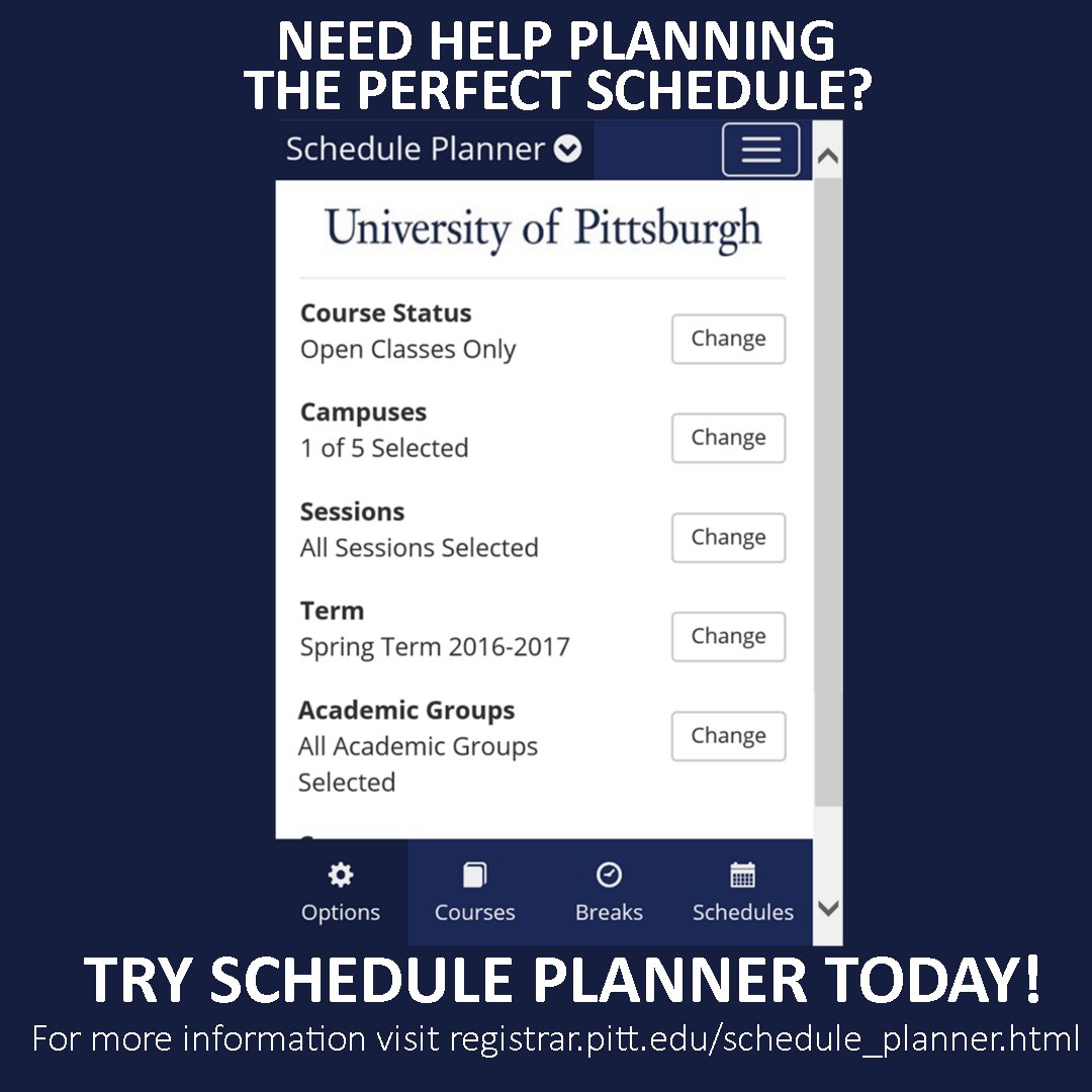 Pitt Univ Registrar (PittRegistrar) Twitter