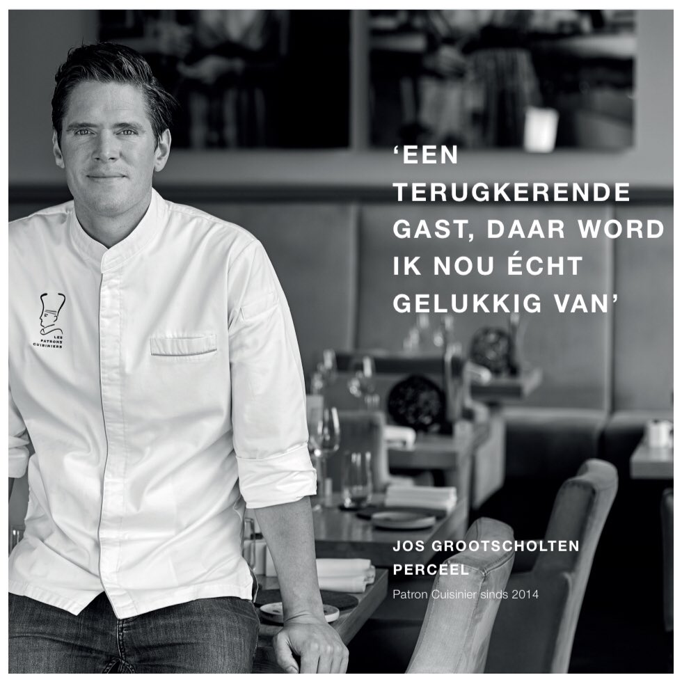 Jos Grootscholten van <a href="/perceel/">restaurantPERCEEL</a> verbouwt een groot gedeelte van zijn kruiden en groenten zelf in de tuin naast het restaurant. #PatronsPower