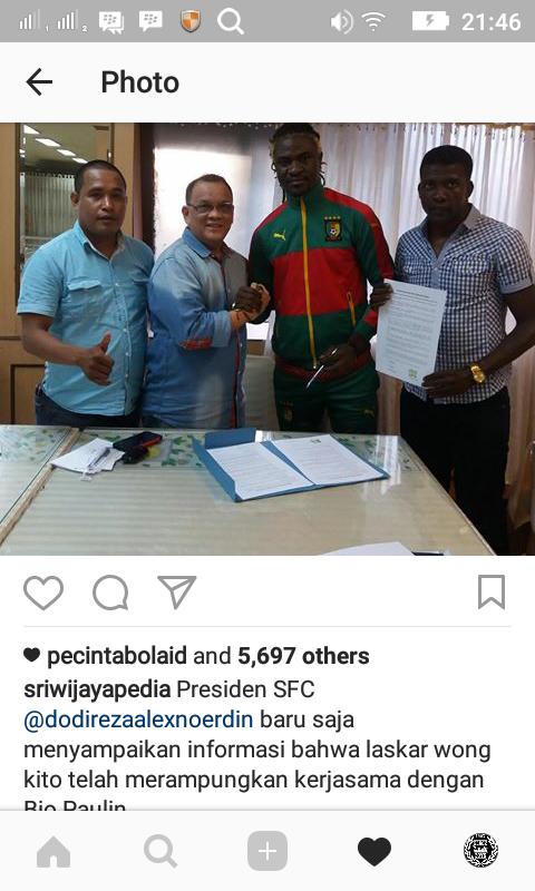 Sdh biasa pemain datang &amp; prg.'Tidak ad pemain yg lebih besar dari Persipura'. Sukses di SFC legenda hidup Persipura