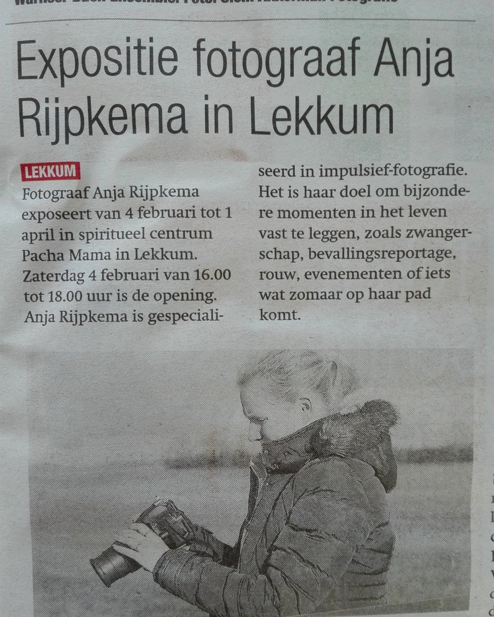 impulsief's tweet photo. Vorige week in de tjonger (foto volgt) en vandaag in de huis aan huis https://t.co/Nb85CWFgZq