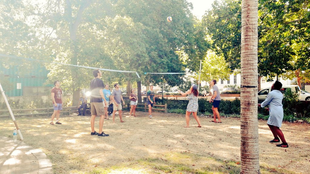 There's volleyball on the go!! #AgriScience