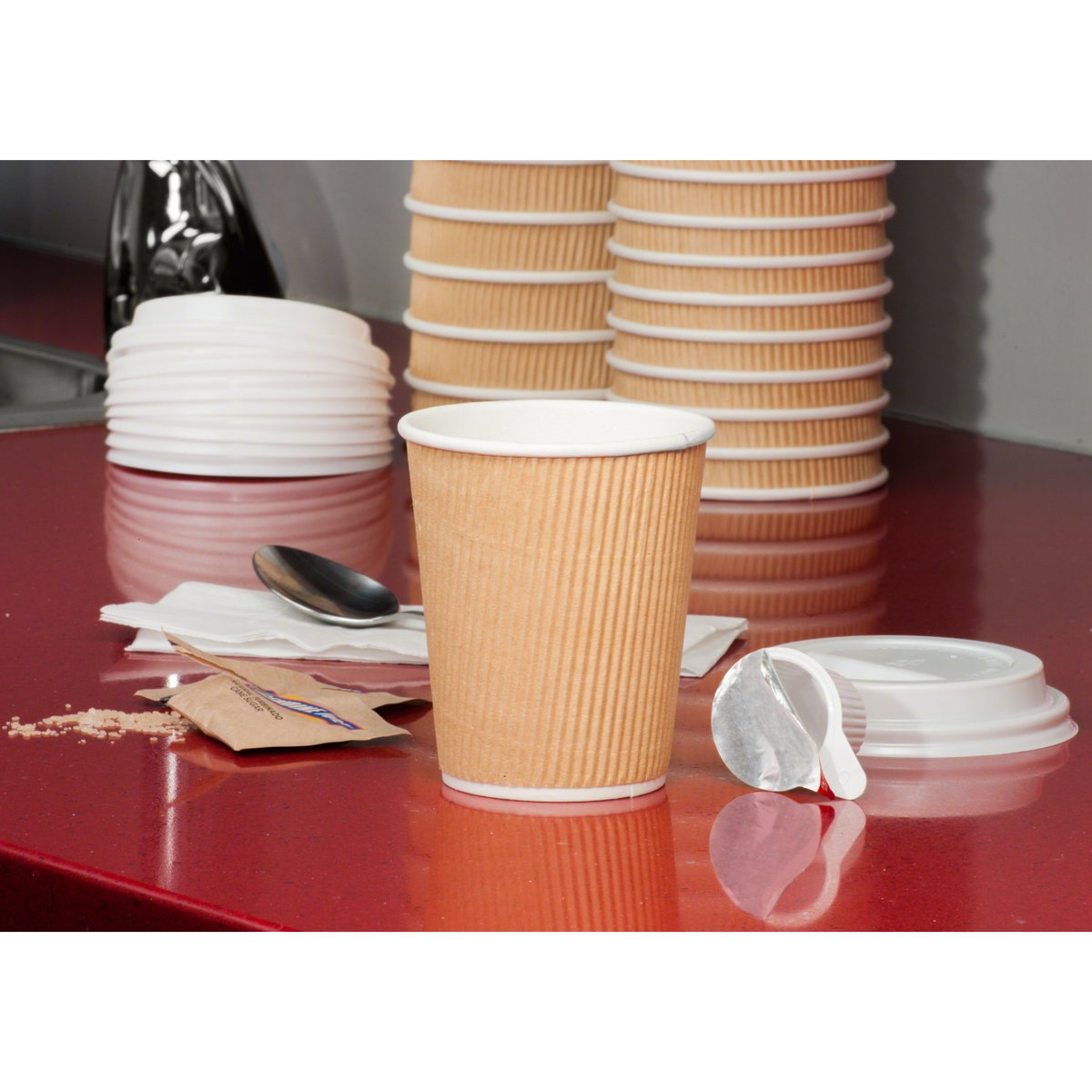 Our Genuine Joe ripple cup is cool to the touch with a three-layer design that eliminates the need for a sleeve or a double cup! #getjoe
