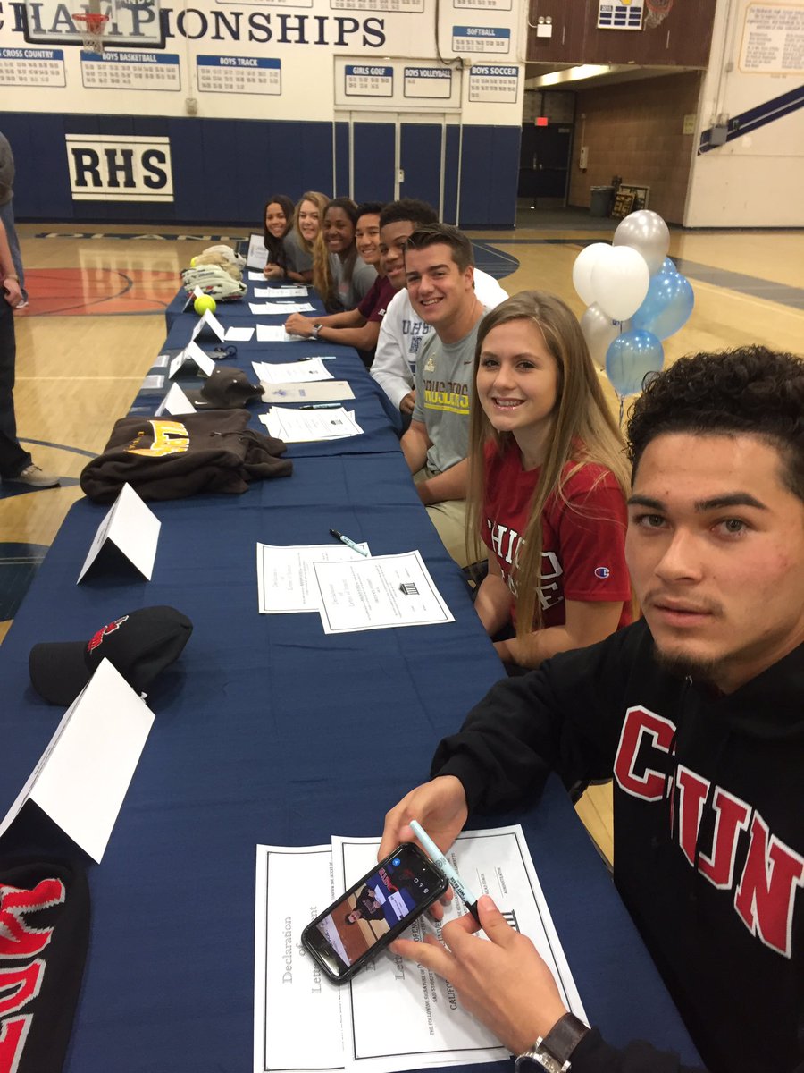National signing day at RHS!