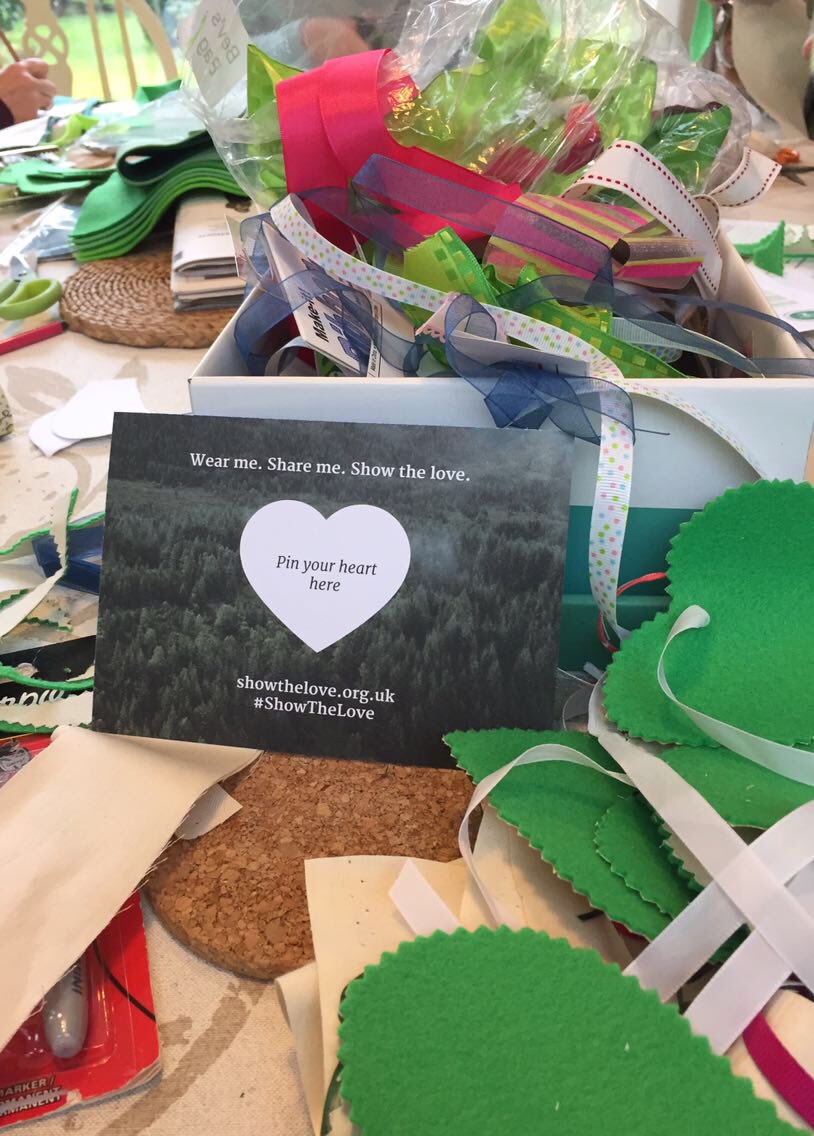 Craft group just made 60+green hearts for #ShowTheLove <a href="/WomensInstitute/">Women's Institute</a>