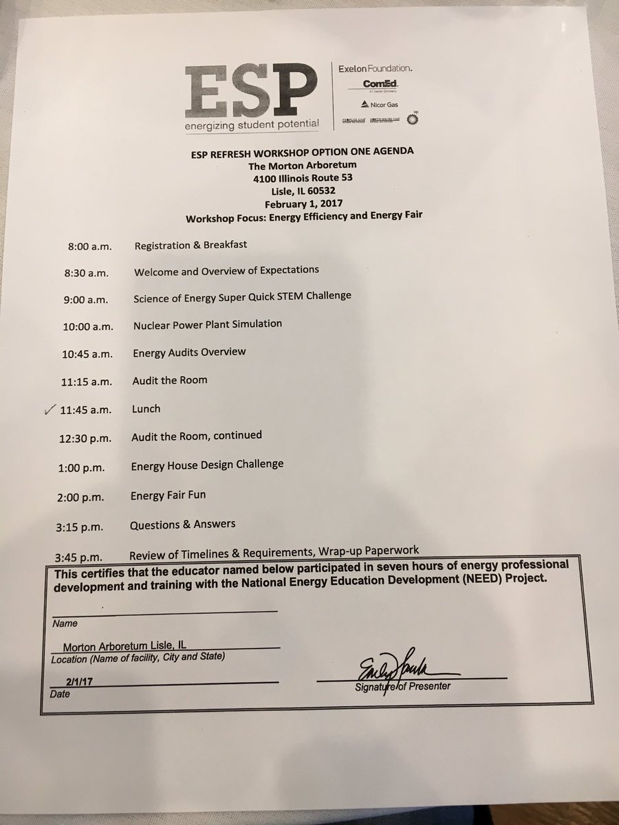 Looking forward to a great day of energy and STEM!  So thankful to be a part of this amazing program!  #energizingstem