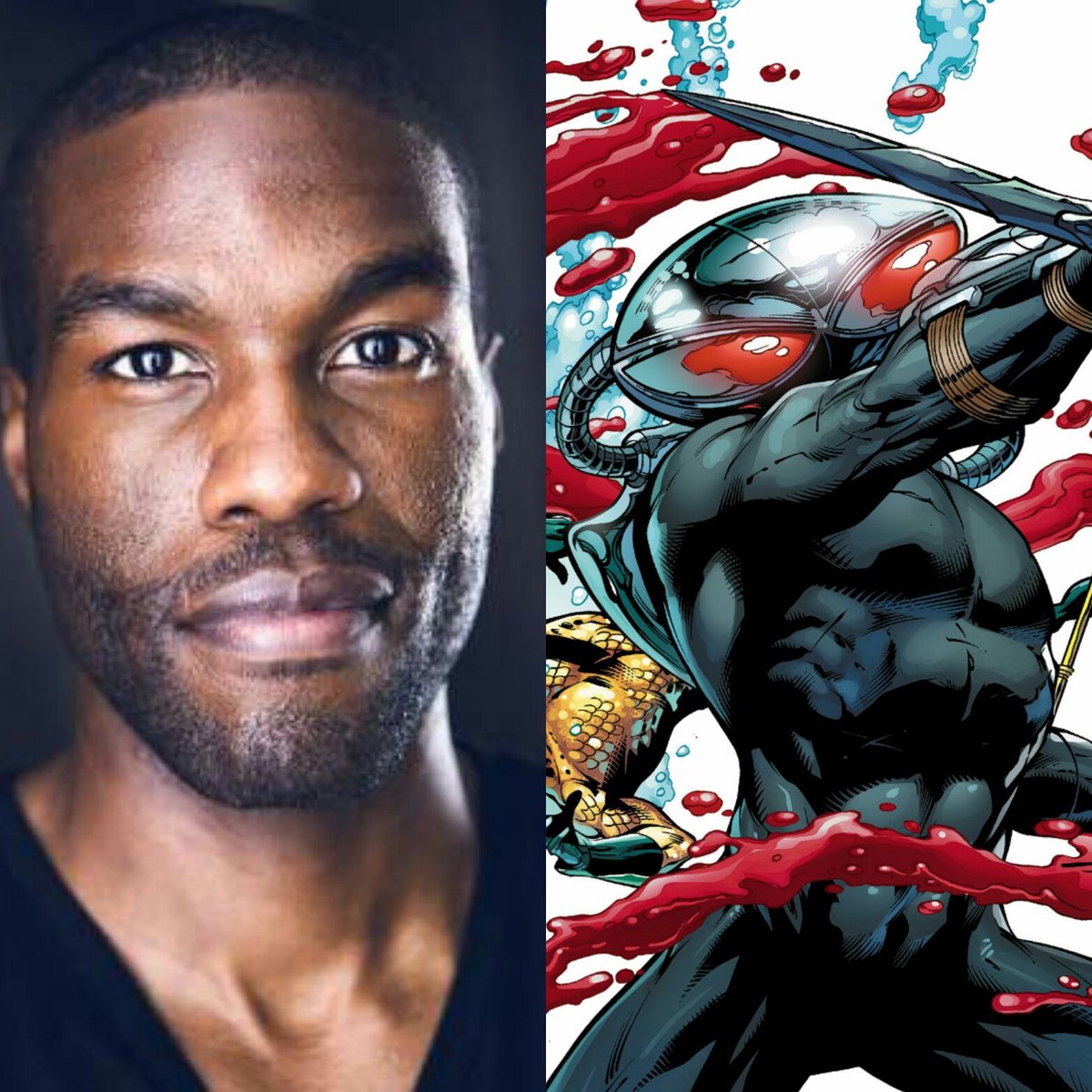 ReyAquaman's tweet photo. Yahya Abdul-Mateen II será #BlackManta en la cinta de #Aquaman. https://t.co/qiYy4A4DxO
