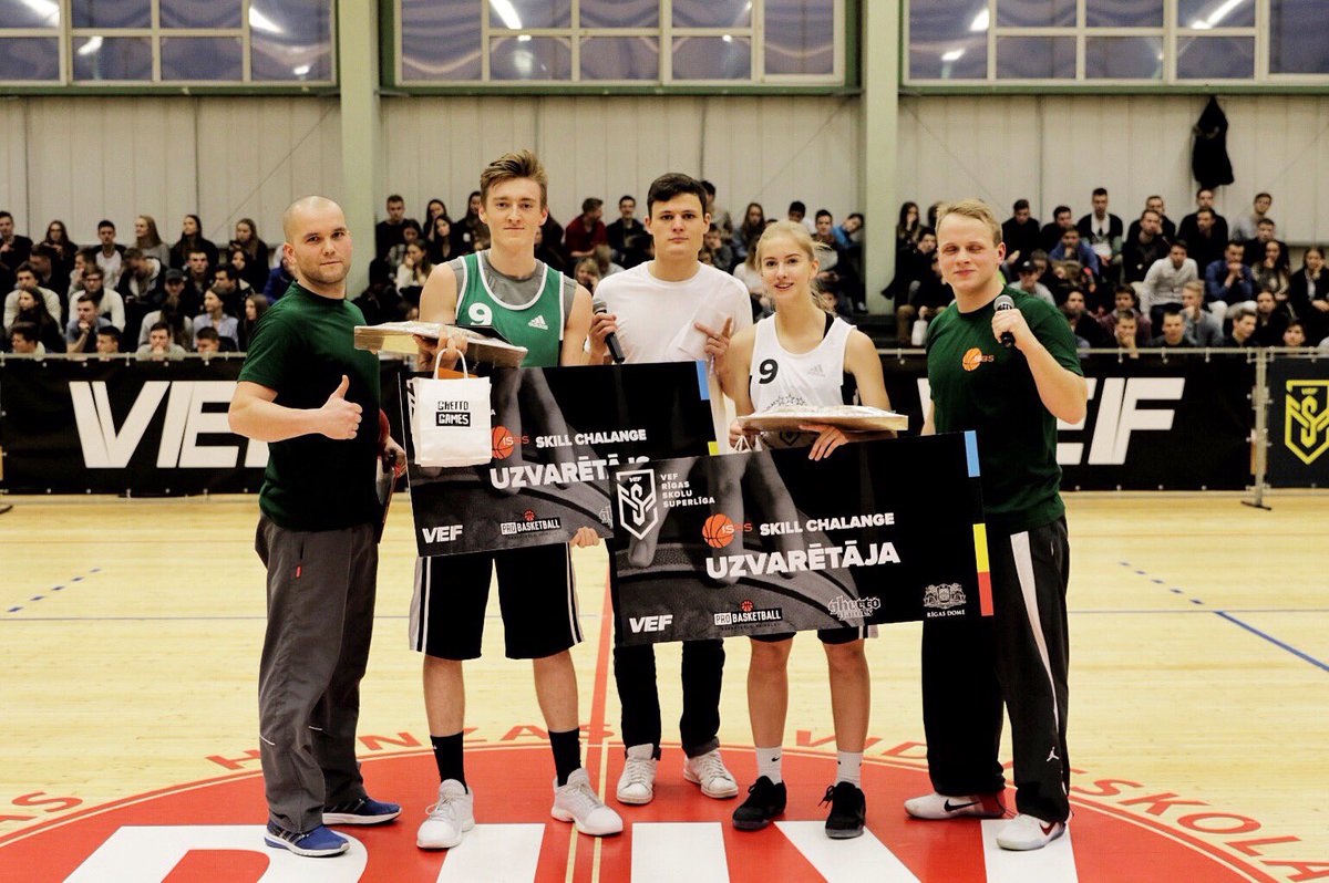VEFsuperliga's tweet photo. ISBS  Skill Challange uzvarētāji - Alberts Putāns un Linda Kuzina! ⛹🏽⛹🏽‍♀️ https://t.co/ZNbF4dJMIp