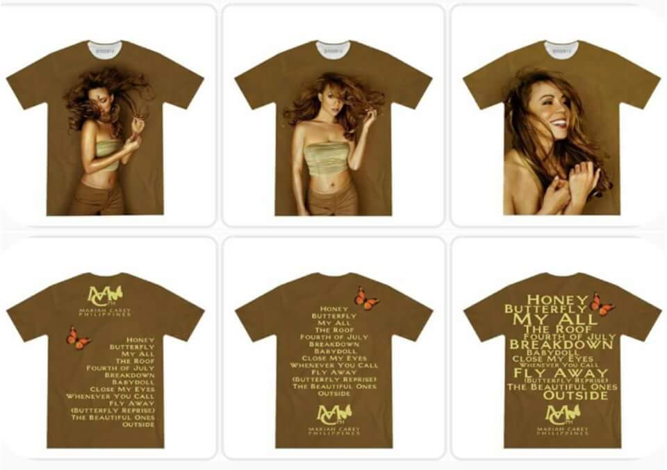 mariah carey butterfly shirt