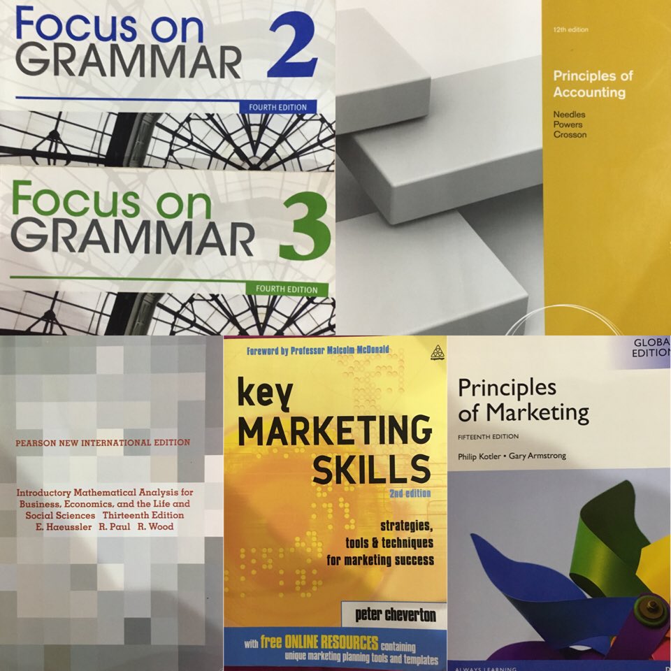 Epp Grammar 2/3 &gt; 10 KD للكتاب الواحد
ACT 200 &gt;15KD
MATH 100/150 &gt;15KD
MKT 240 &gt;15KD
MKT 210 &gt;10KD
<a href="/AumBooks/">Aum_Bookstore</a> <a href="/Sm_acm1/">Sayed Mohammad Almousawi</a> @212Nona <a href="/acm_business/">ACM 💙</a>