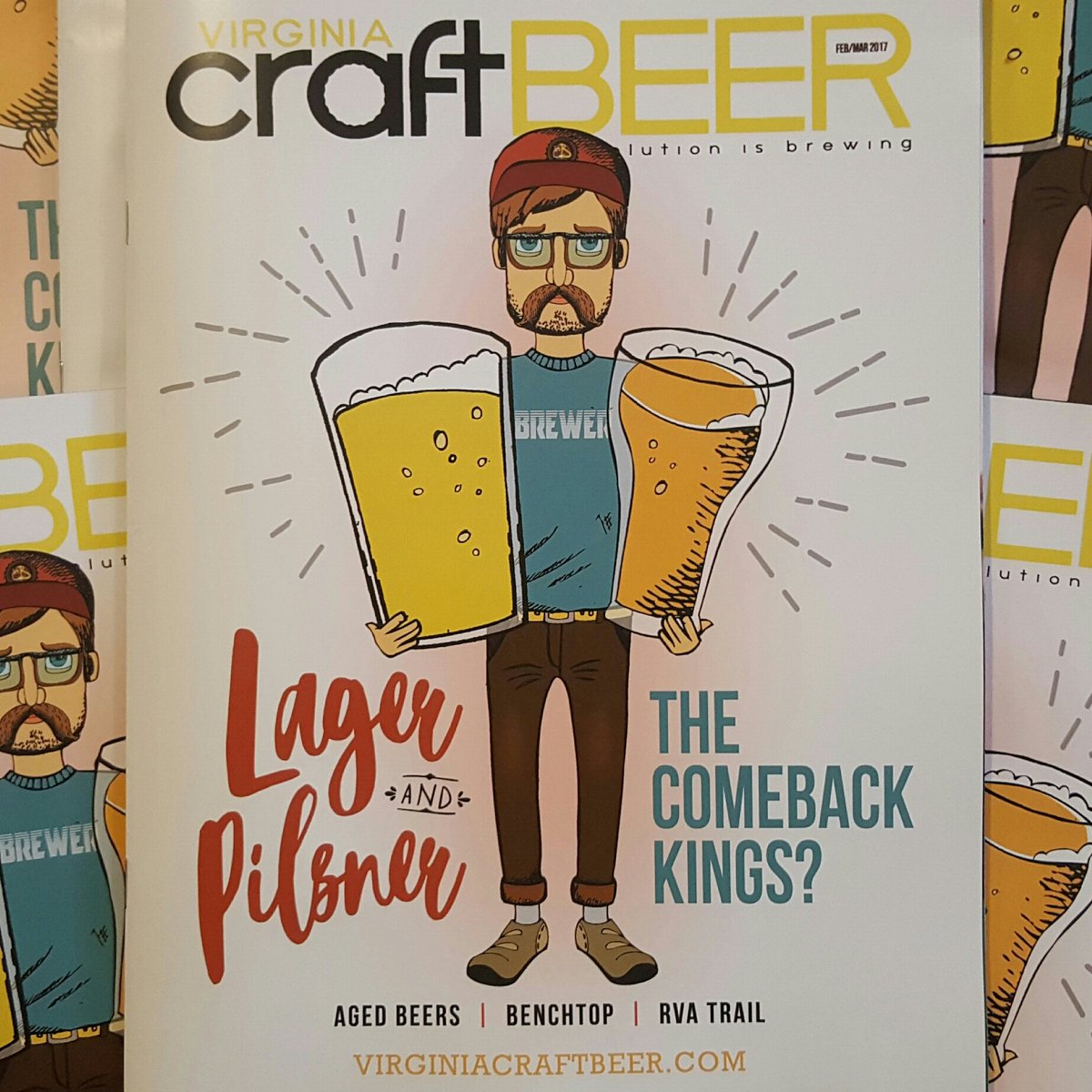 The new issue has arrived and is being distributed throughout the state. Look for it at your local brewery!