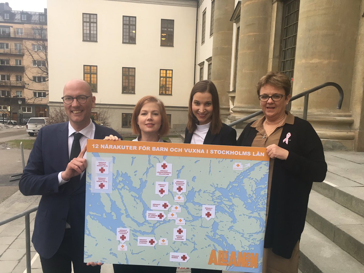 Idag har vi presenterat den nya närakutstrukturen. Stockholm får en ny vårdnivå för akut sjuka.
moderaterna.net/landstinget/20…