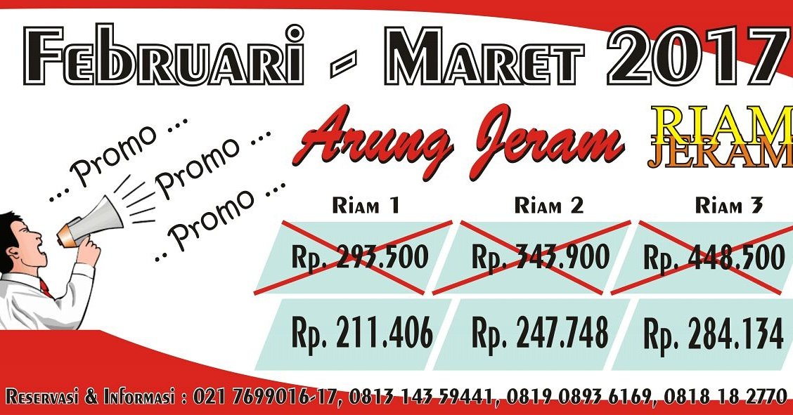 Jgn lewatkan promo Jan - Mar2017, ajak teman2 ya 😁.  Available di weekdays jg  dgn min peserta 10 Org. <a href="/riamjeram/">riamjeram</a>