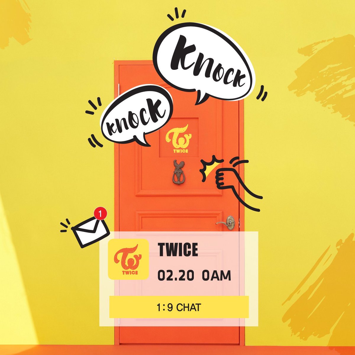TWICETH_'s tweet photo. [INFO] #TWICE จะปล่อยเพลง #KNOCKKNOCK ออกมาในวันที่ 20 ก.พ. นี้ค่ะ มารอติดตามกันนะคะ  ✊🏻✊🏻 https://t.co/cZwKr9IH5x