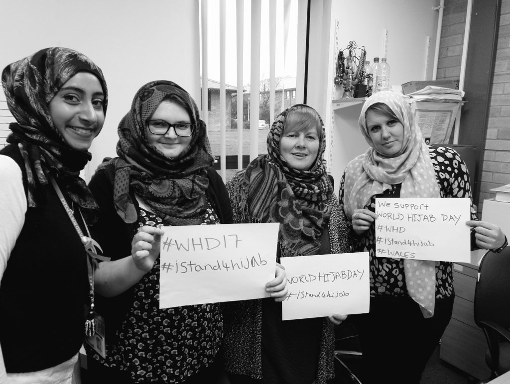 fabkay12's tweet photo. @WorldHijabDay support from my colleagues #wales #unitedkingdom #mychoice #righttocover #hijab #istand4hijab #workingtogether  #multifaith https://t.co/EHCnpsg8lT