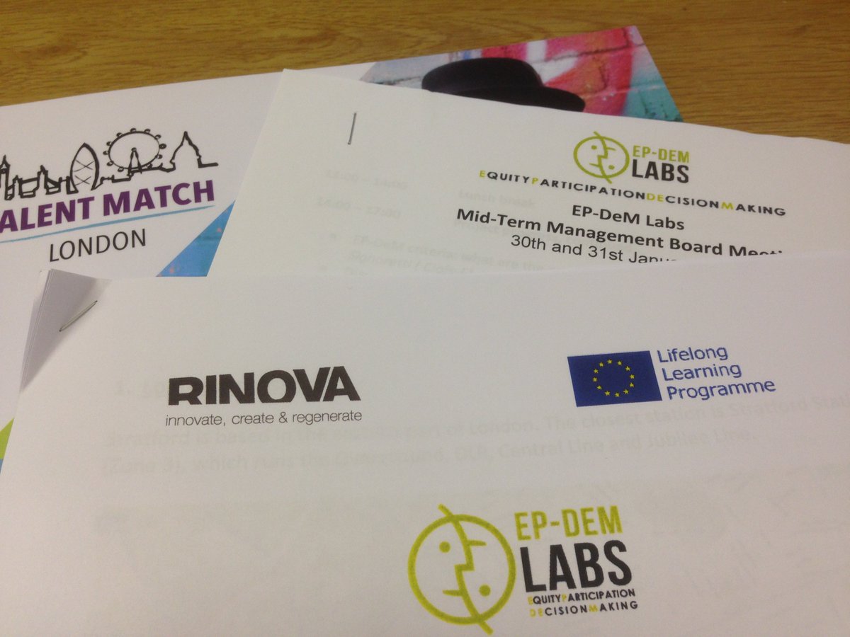 FergusCraddock's tweet photo. Thanks Rinova &amp; MetropolisNet for an excellent Partnership Review in London @RinovaLtd #metropolisnet #EpDemLabs #YouthUnemployment https://t.co/kRDaSglVaf