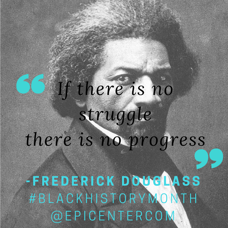 tcproj's tweet photo. Happy #BlackHistoryMonth! Kicking off w/ some words from the one & only #FrederickDouglass https://t.co/oUqwkqIo0G