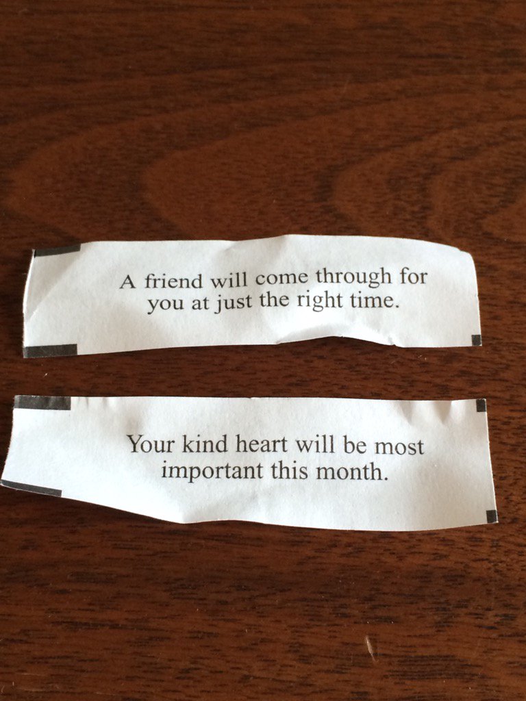 annettemason's tweet photo. Double fortune in my cookie today - both winners - #ValueCreating thru friendship & a kind heart https://t.co/WSl8sMucqp