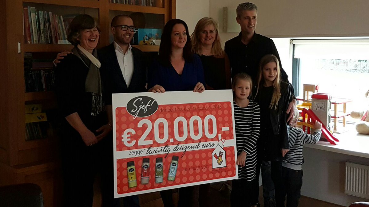 Meer dan 300 overnachtingen 🌙  in #RonaldMcDonaldHuizen dankzij 1 jaar lang verkoop Sjef! sauzen bij <a href="/albertheijn/">Albert Heijn</a>: mi8.ly/aq24u3