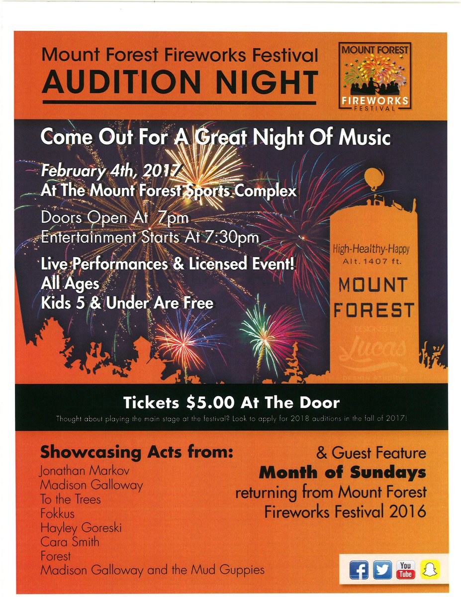 What are your plans for this weekend? #AuditionNight <a href="/carasmithmusic/">Cara Smith</a> <a href="/Sundays_Band/">Month Of SunDays</a> included in a great line-up of entertainers!