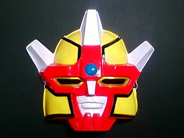 電子戦隊デンジマン！ デンジレッドとダイデンジンのお面！！ #お