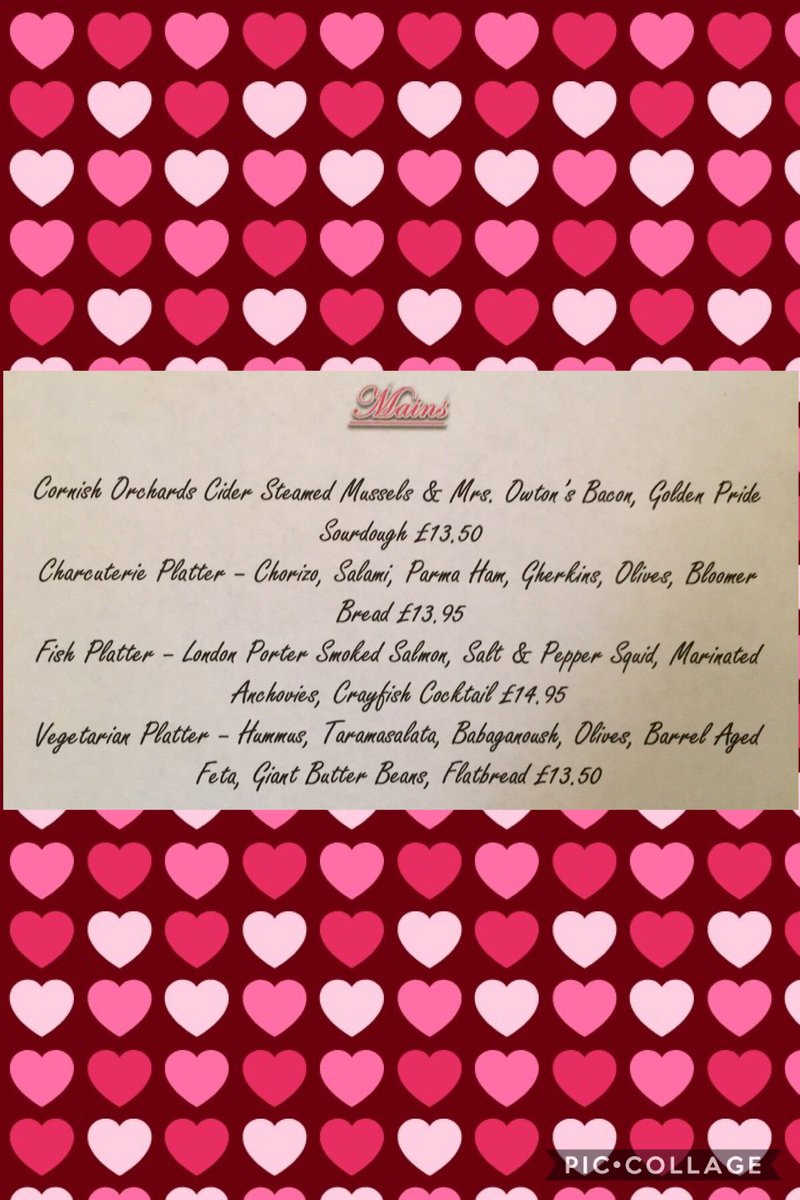 Grovelock1's tweet photo. Want to treat your valentine to a romantic dinner? BOOK NOW we have a special valentines menu for you 💏💘💜🍴#ValentinesDay #onlyatfullers https://t.co/tJ0kfRqsmo