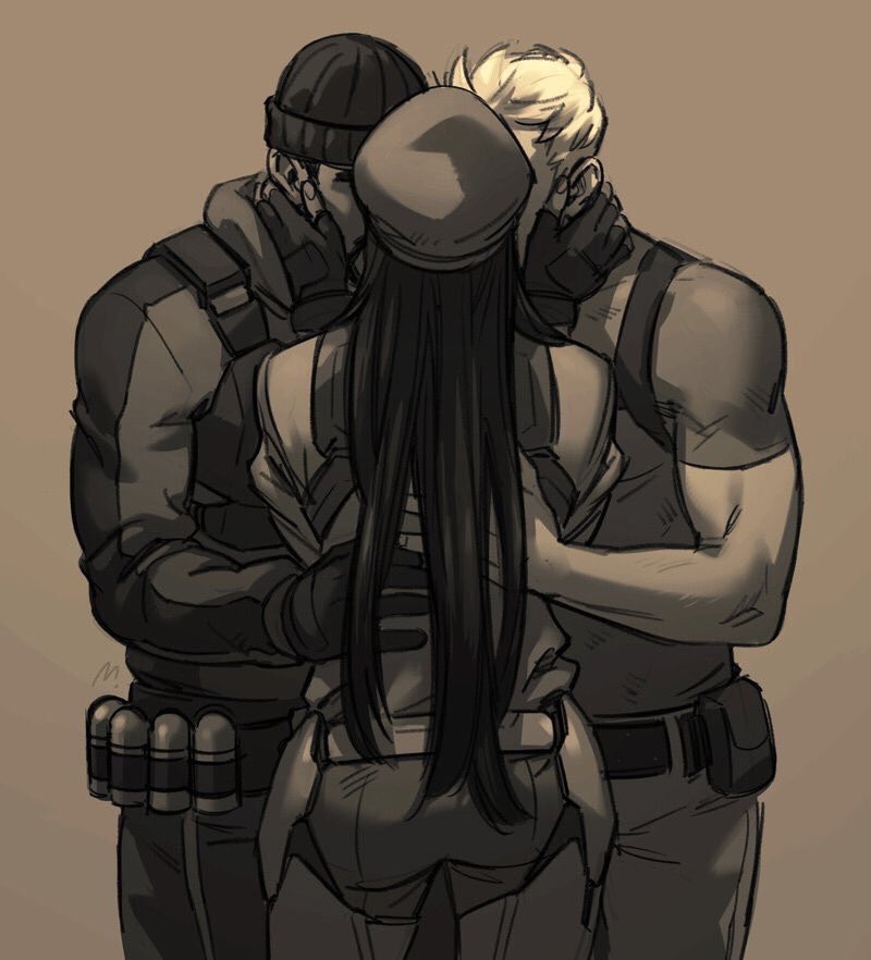 SentinelSniper's tweet image. "Nh-Boys..." Ana's cheeks darkened in a blush.

"Boys will be boys..."