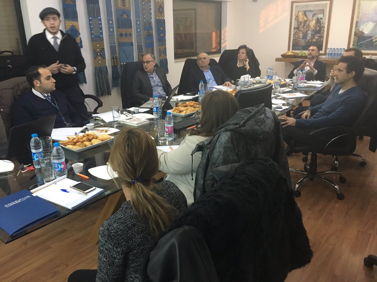 EndeavorJo's tweet photo. 2nd #ServicePanel just started with @MohammedaShaker of @ArabiaWeatherJO presenting development plans to BOD to get feedback https://t.co/6PSnc7Gqc2