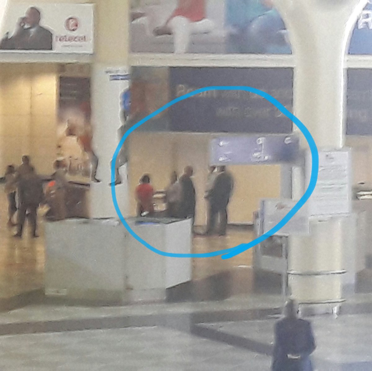 That's the room in which <a href="/PastorEvanLive/">Evan Mawarire</a> is being detained in Harare Airport