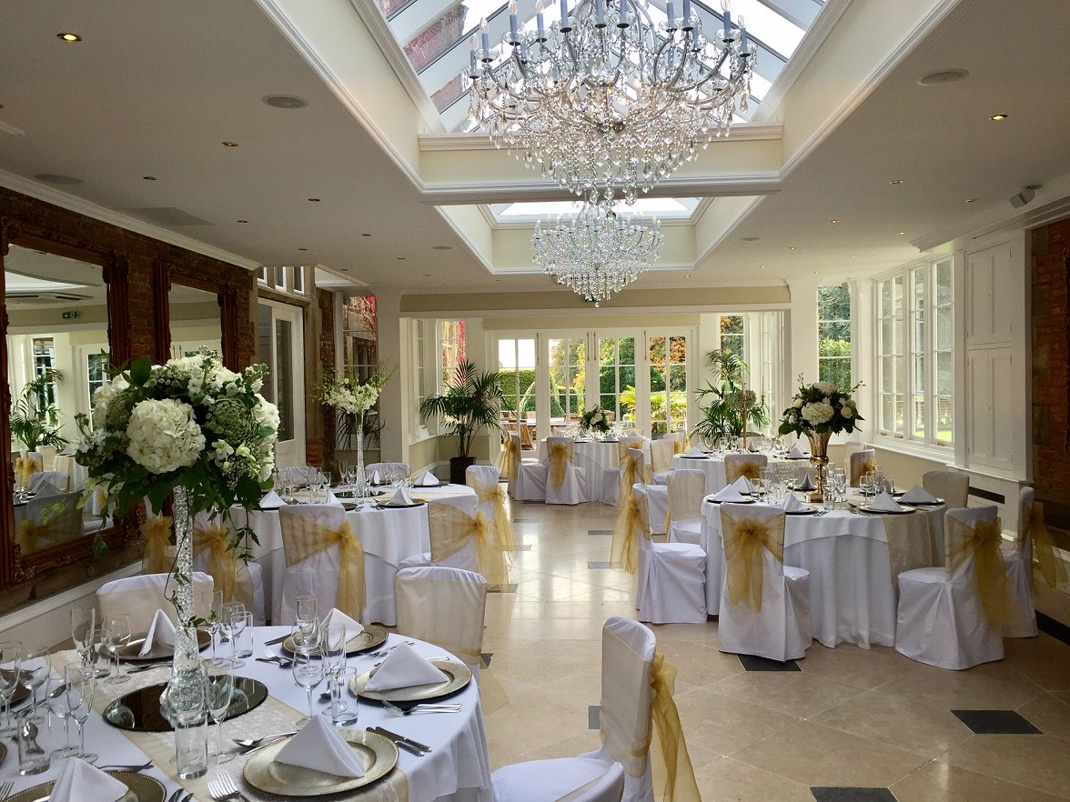 goldsborohall's tweet photo. All our new brides have been so interested in our new Orangery! Such a great space for a wedding #weddinghour https://t.co/6J5gENlLZz