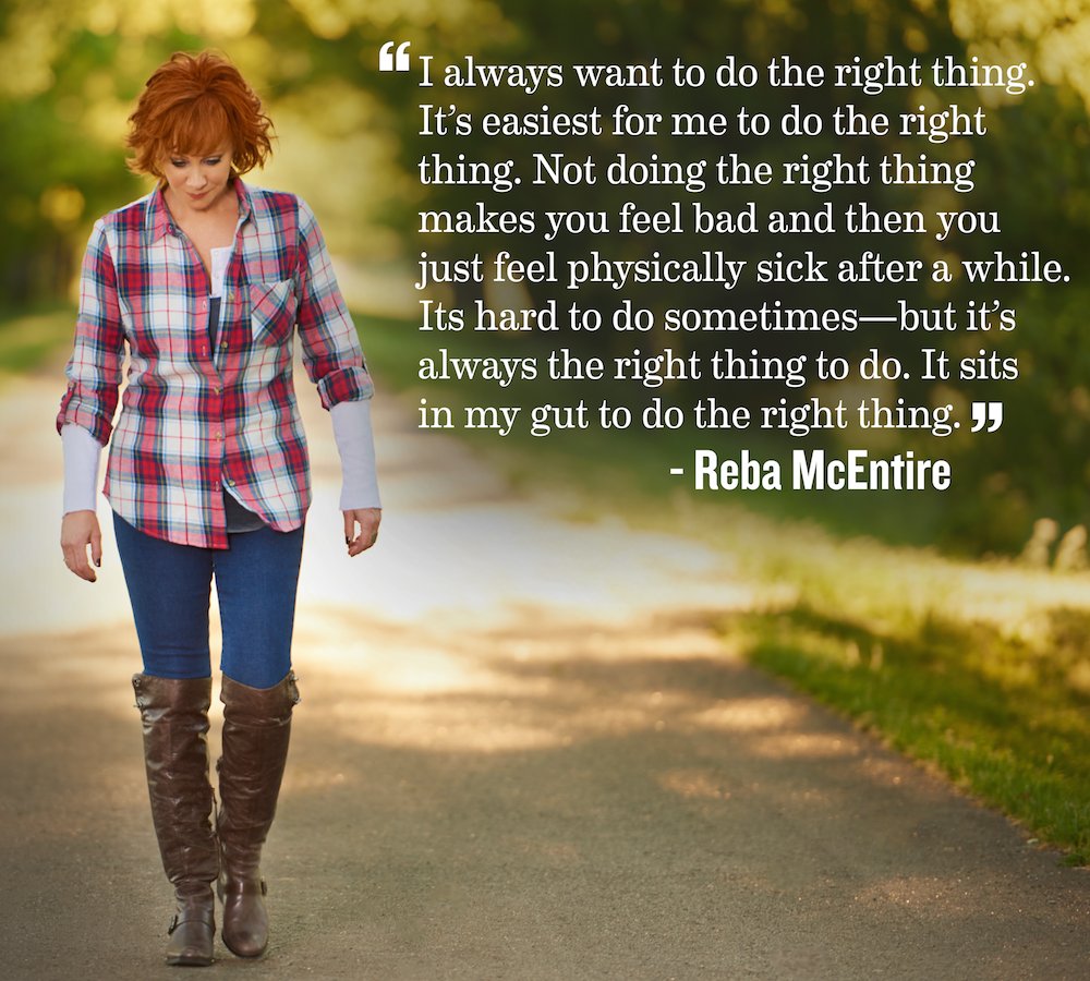 BigMachine's tweet photo. Some inspiring words from @reba on this #WisdomWednesday! Her new album #SingItNow releases this Friday! https://t.co/uN4Lui2Foh