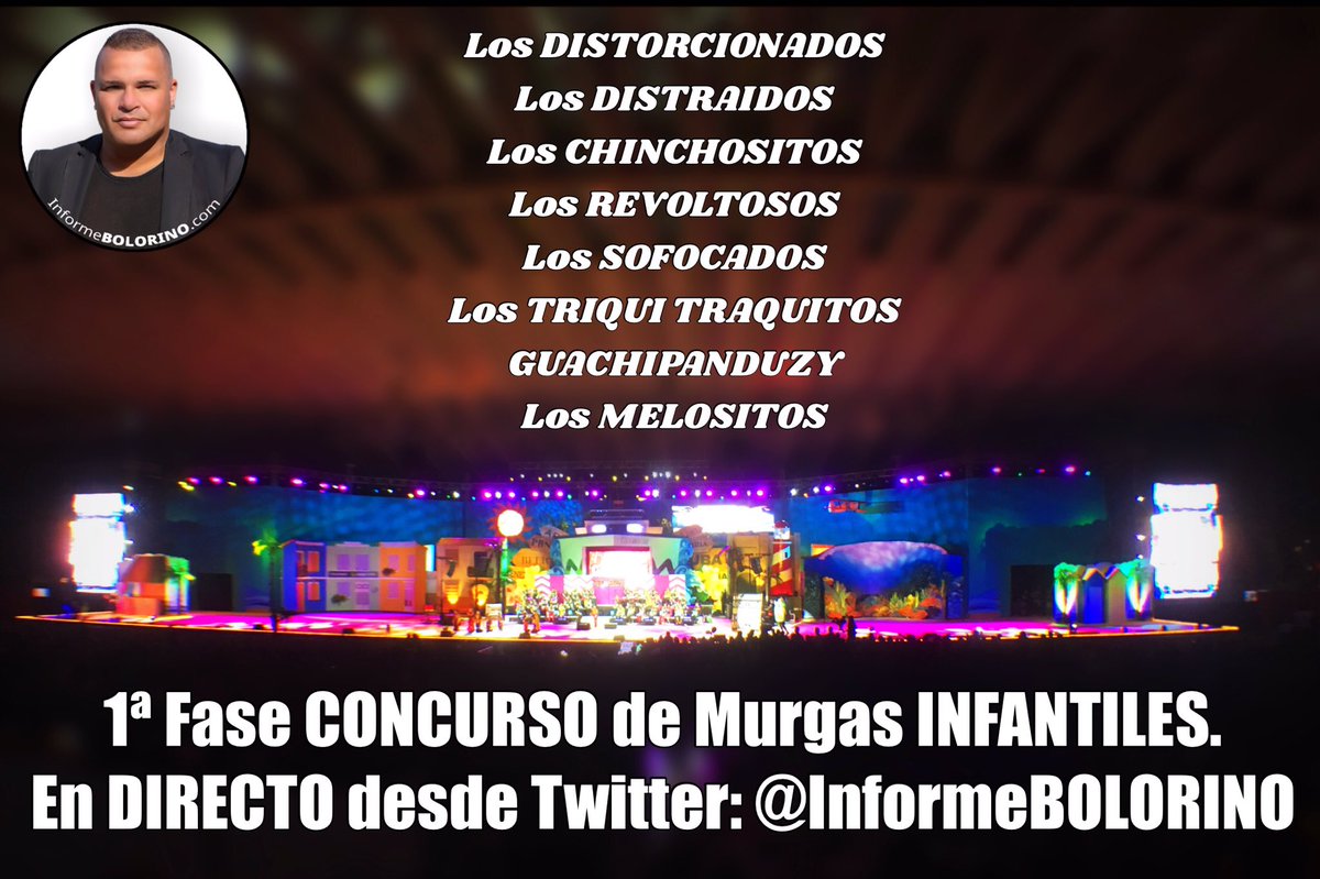 InformeBOLORINO's tweet photo. 🎺#MurgasINFANTILES #MurguitaSC1🎺

@MDistorsiona2
#Distraídos
#Chinchositos
#Revoltosos
@sfk2s
@TriquiTraquitos
#Melositos
@Guachipanduzy1 https://t.co/ahzUJIgM51