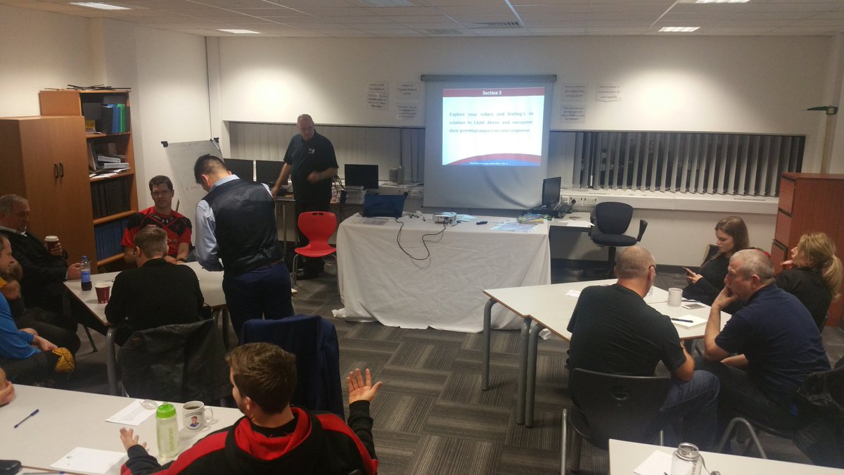 SalfordRLFC_F's tweet photo. Part 2 of the safeguarding and child protection course @AJBell_Stadium https://t.co/XxN7eaEKxu