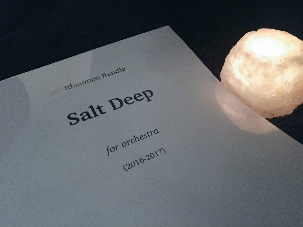 rhiannon_randle's tweet photo. My latest work, Salt Deep for #orchestra, inspired by Dylan Thomas's epic #UnderMilkWood #seapoems #saltdeepintothedavydark #composinglife https://t.co/XOiY0VcC9e