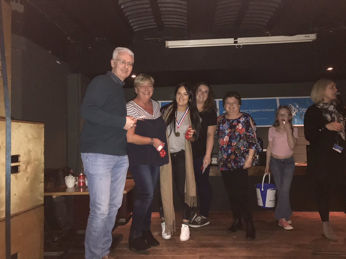 One of our <a href="/dallasmcmillan/">Dallas McMillan</a> teams came first 👏🏻 🎉 🥇 🏆 @ the @CancerSuppScot quiz night tonight - great night for a great cause!