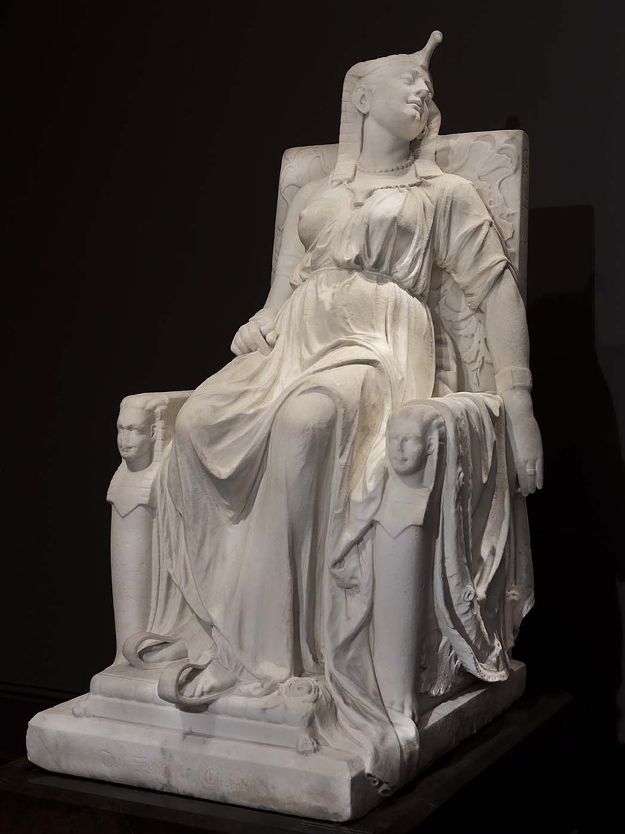 smithsonian's tweet photo. Today's Google Doodle features Edmonia Lewis sculpting "The Death of Cleopatra," a piece in our @americanart https://t.co/3pgCOGSb5r https://t.co/E70DQm4oXY