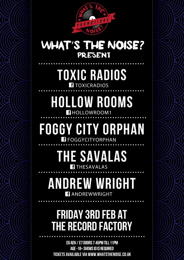 WTNPPRESENTS's tweet photo. This weekend with Whats the Noise! 

Catch us at The Record Factory Fri&amp; Sat and catch us at @cabaretvoltaire  on Saturday. 

Tickets OTD https://t.co/nkllSpFBNV