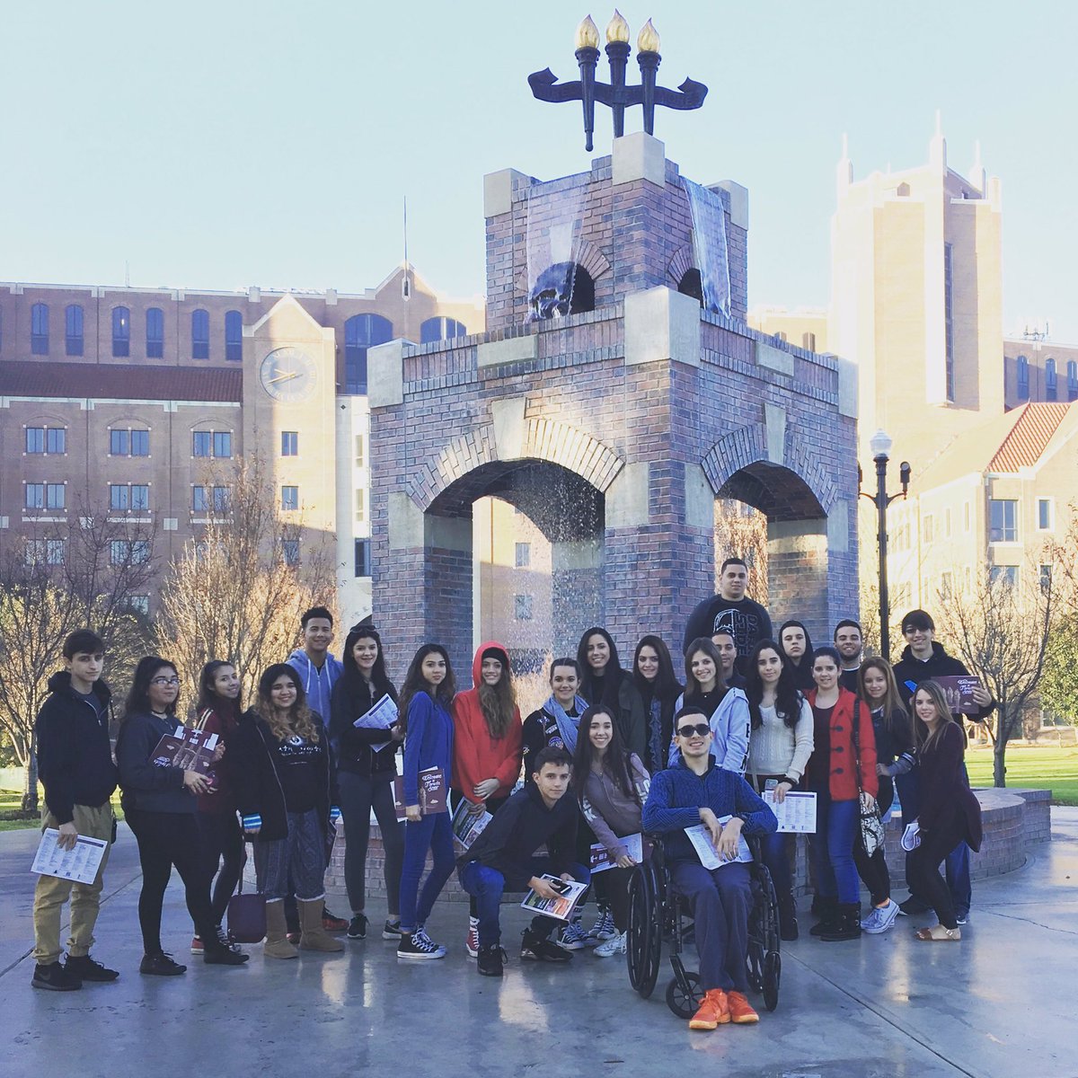 Our 2nd stop, FSU! #ourfirst collegetour