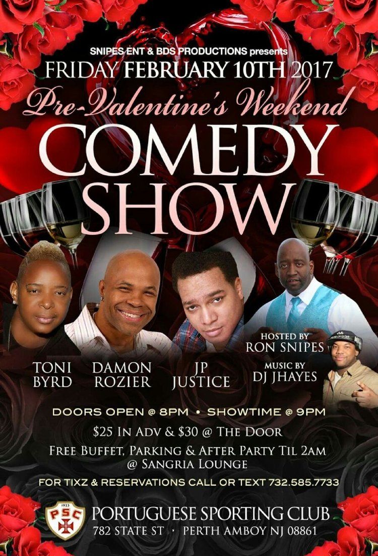 DAMONROZIER's tweet photo. Pre Valentines Day Comedy Show don't miss it with a great lineup!!!! February 10th #DamonRozier #Comedy https://t.co/z5i0vvN6Bi
