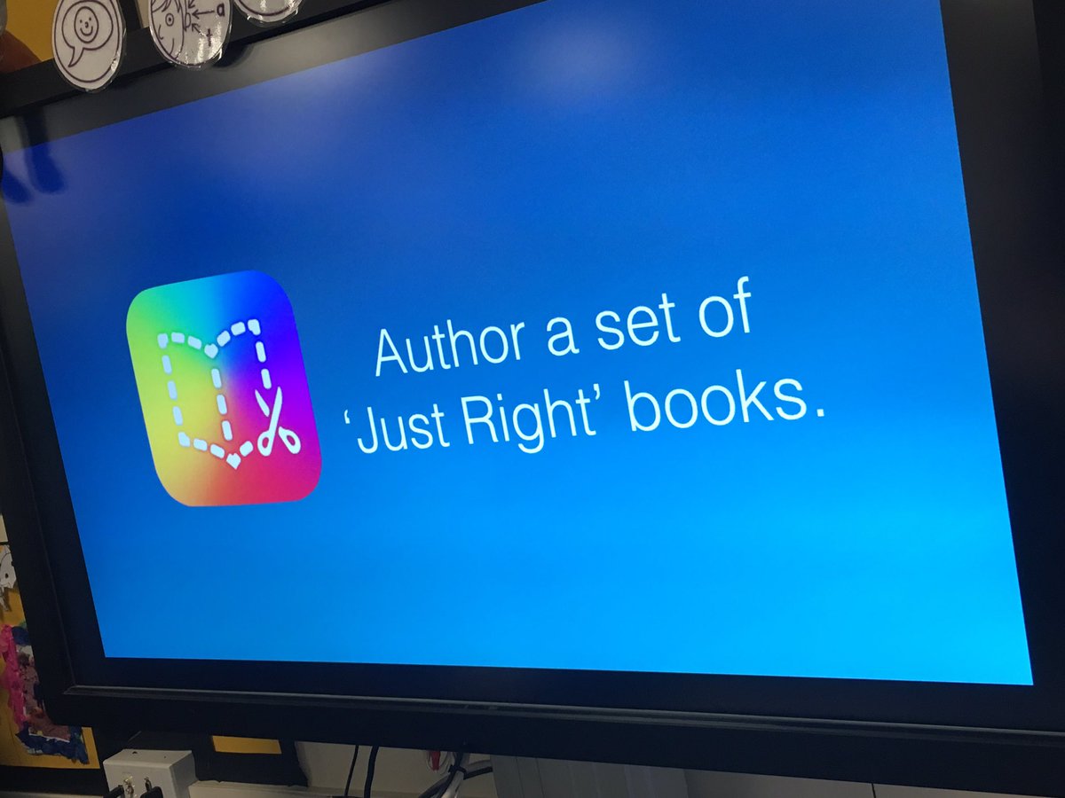 MarcWithersey's tweet photo. "It's easier than you can imagine!" says Early Yrs Teacher Sally on learning to use @BookCreatorApp to make Just Right books #nottinghamrtc https://t.co/XTUwwsAvsN
