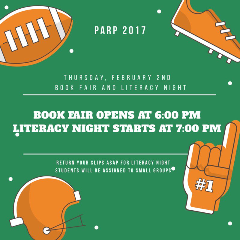 AAE_PARP's tweet photo. @AAE_Dalers PARP Reminders #parp2017 #tackleagoodbook https://t.co/2qs34eb0pE