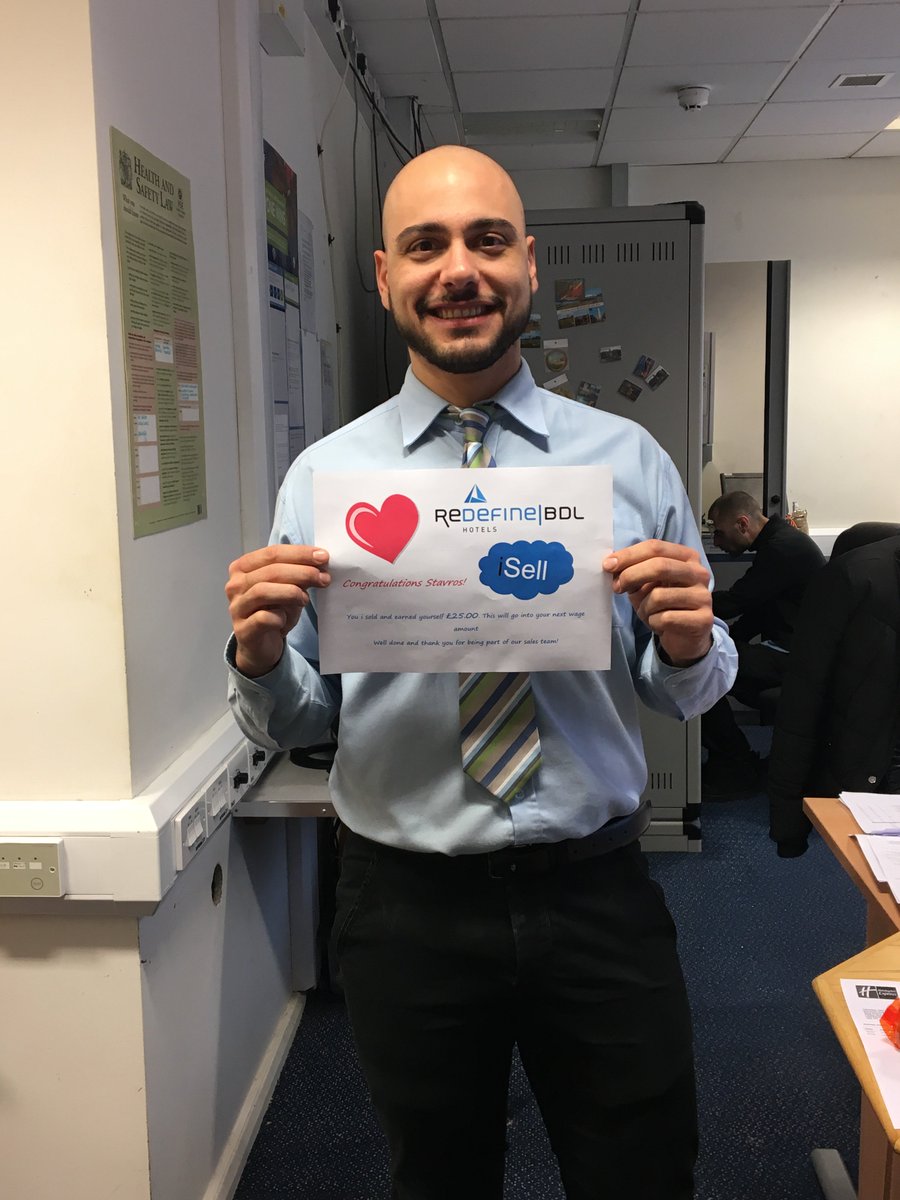 HIEXLeicester's tweet photo. Well done to Stavros for getting his i sell bonus today! #RBHFeb @RedefineBDLSale #ownit https://t.co/w3ljYLdyYS