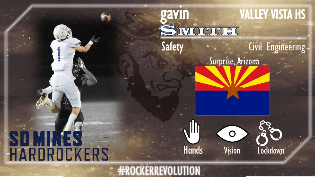 CoachRaisbeck's tweet photo. SIGNED: Downhill Rocker Dawg $afety from Valley Vista HS in Arizona, Gavin Smith! @Gaviinsmith
#RockerRevolution https://t.co/9K14w1bgQl