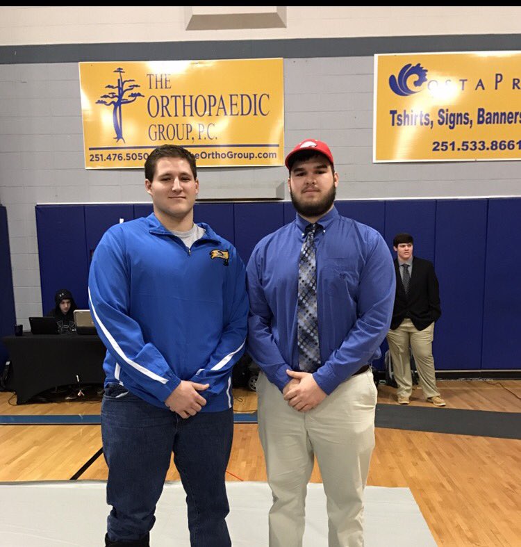 My brother signed to South Alabama today!!