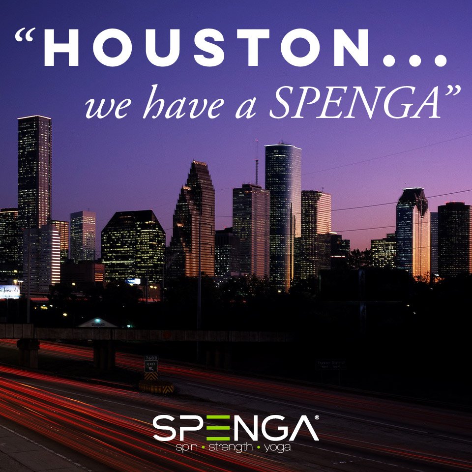 spengafitness's tweet image. This just in! ;) #SPENGA - Houston comin' at ya!