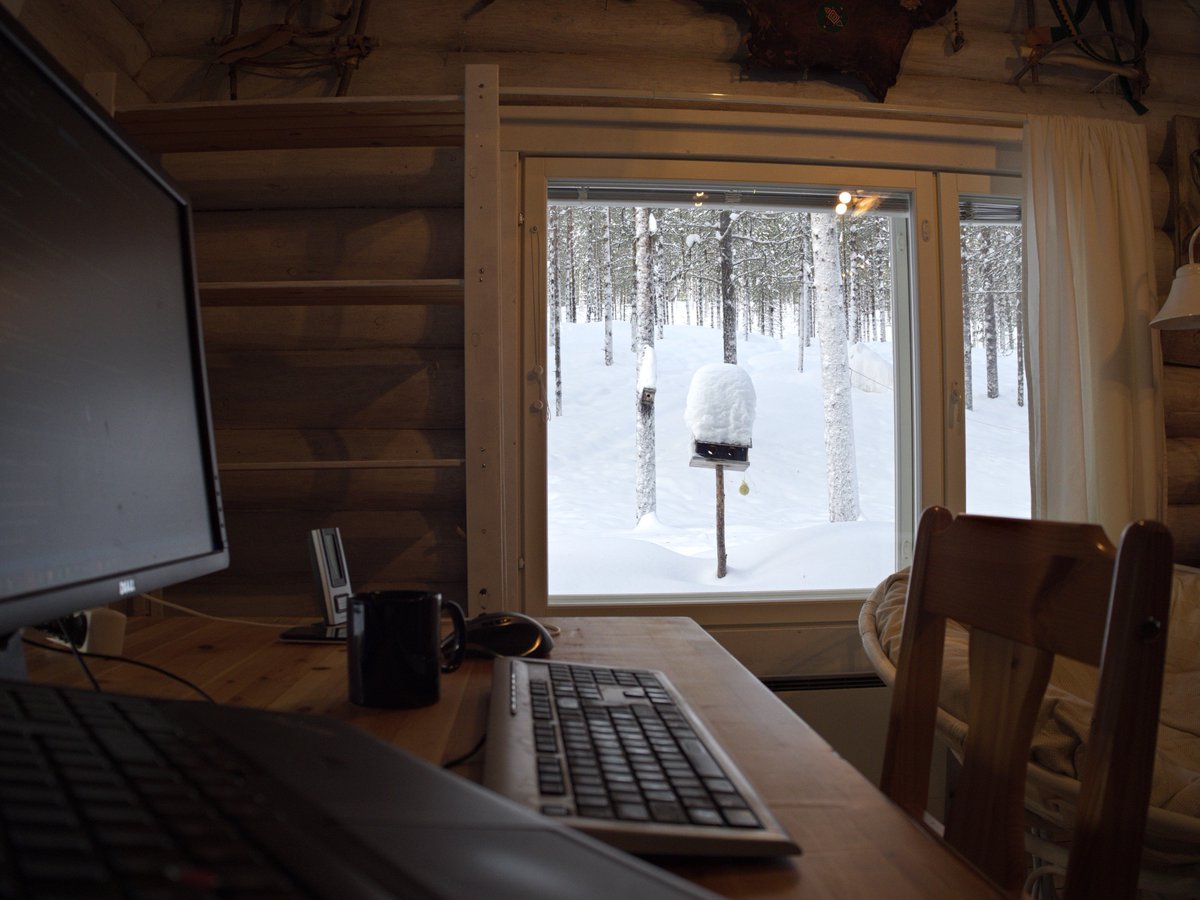 MattiLehtinen's tweet image. I guess at least the step #8 of the The Joel Test (bit.ly/2hlL4u2) is fullfilled in my current office #Lapland #WinterCoding