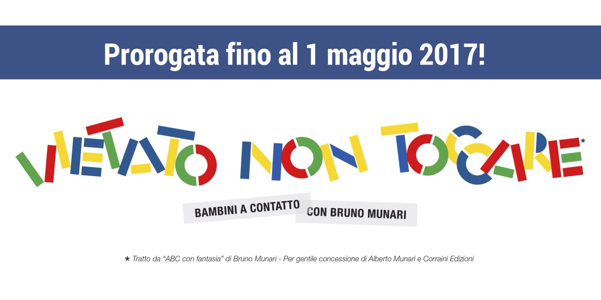 MUBA_Milano's tweet photo. Sorpresa di inizio mese:#Vietatonontoccare è prolungata fino al 1 maggio!E dopo?Per ora non vi sveliamo nulla! Info: https://t.co/fiCj6hXfmZ https://t.co/MvEFTd0Gi1